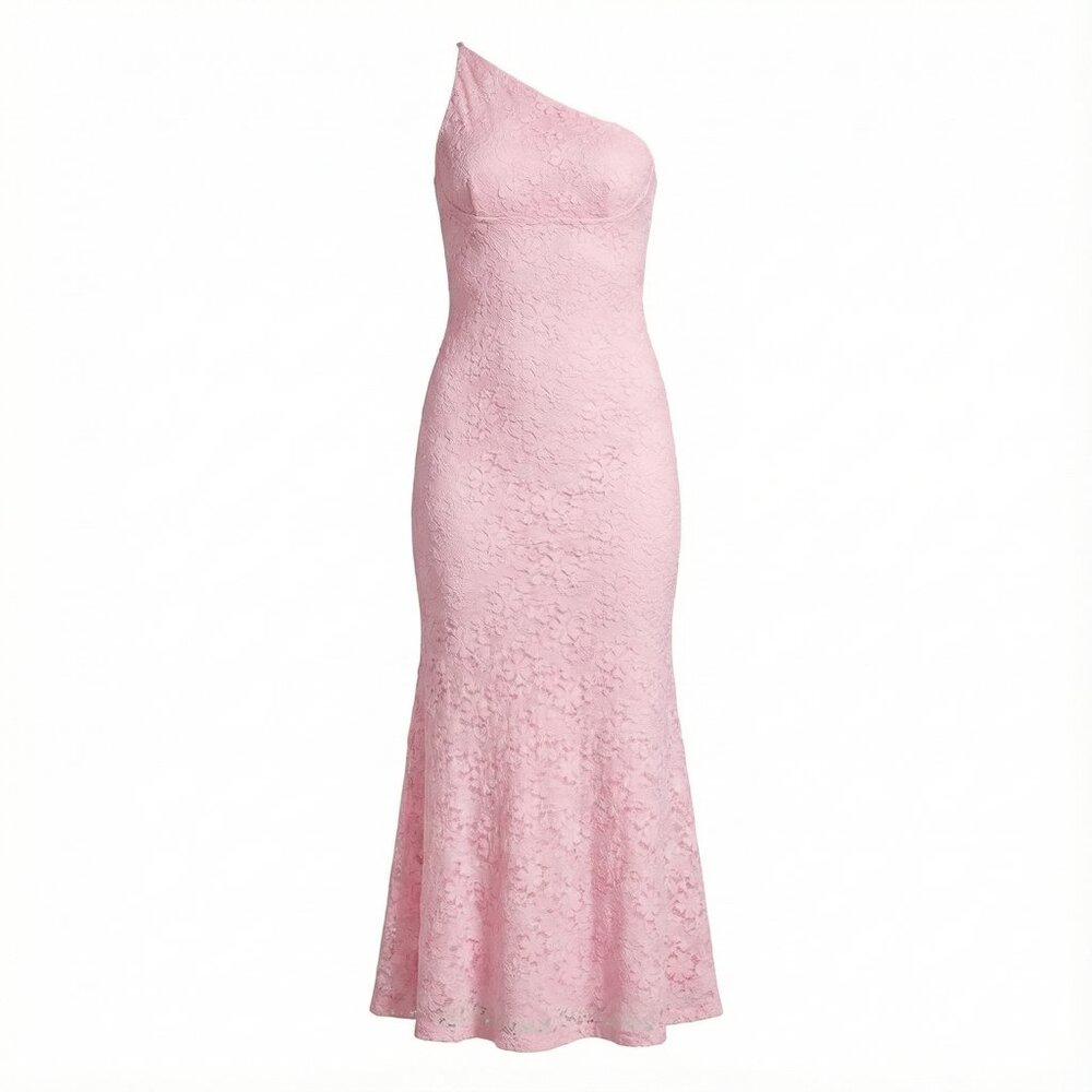 Bardot Able Knit Dress Ribbed Bodycon Midi Sweater Dress